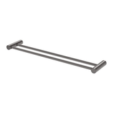 Vivid Slimline Double Phoenix Towel Rail 600mm - Brushed Carbon